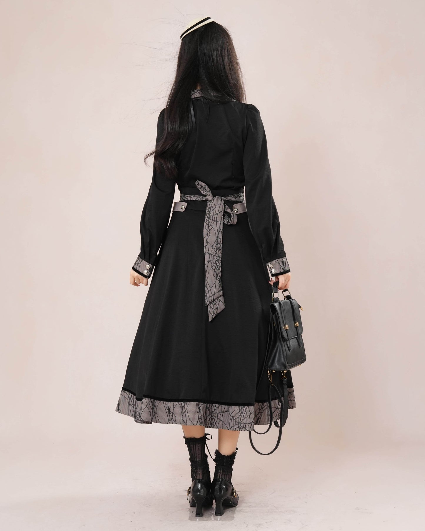 【2点セット】《クラシカルに、美しく。》静寂をまとう黒の舞踏会セットアップ