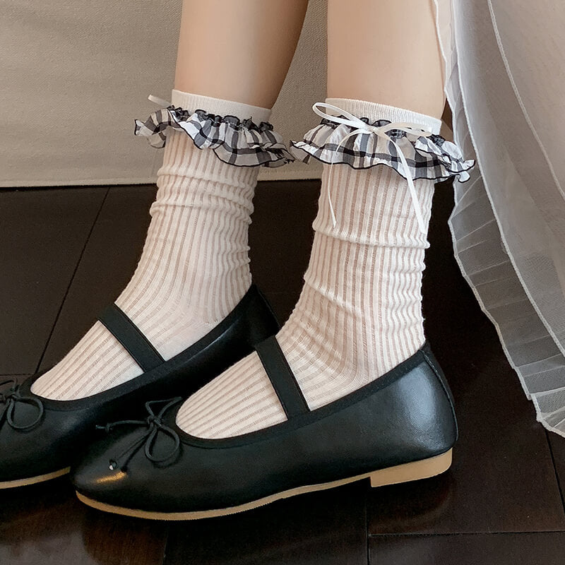 ささやく風とメロディーソックス（全6色）