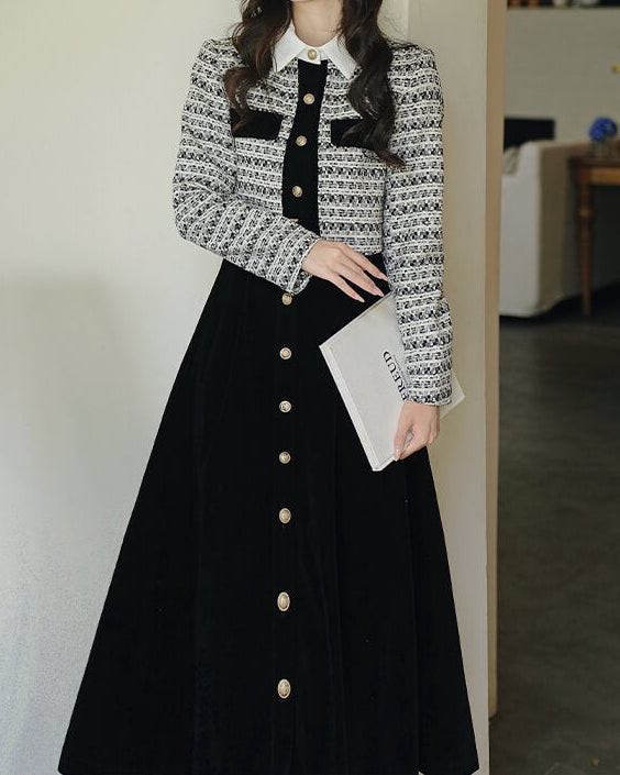 【一枚で主役級】月影の下で踊るお嬢様ワンピース