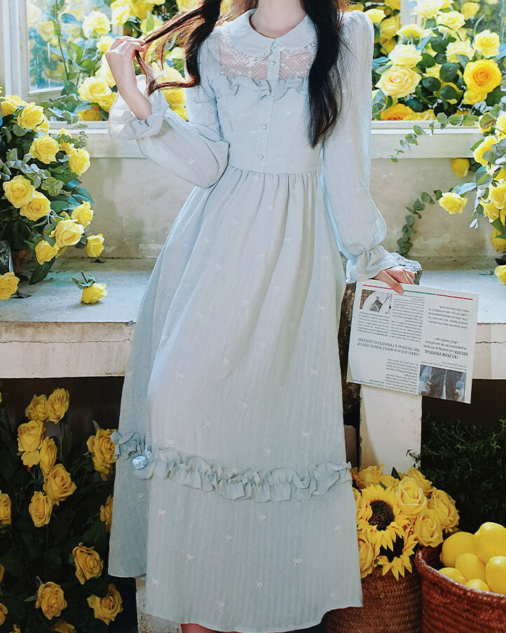 《思わず目を惹くレースの魔法》星雫を集めた夢みるプリンセスのワンピース