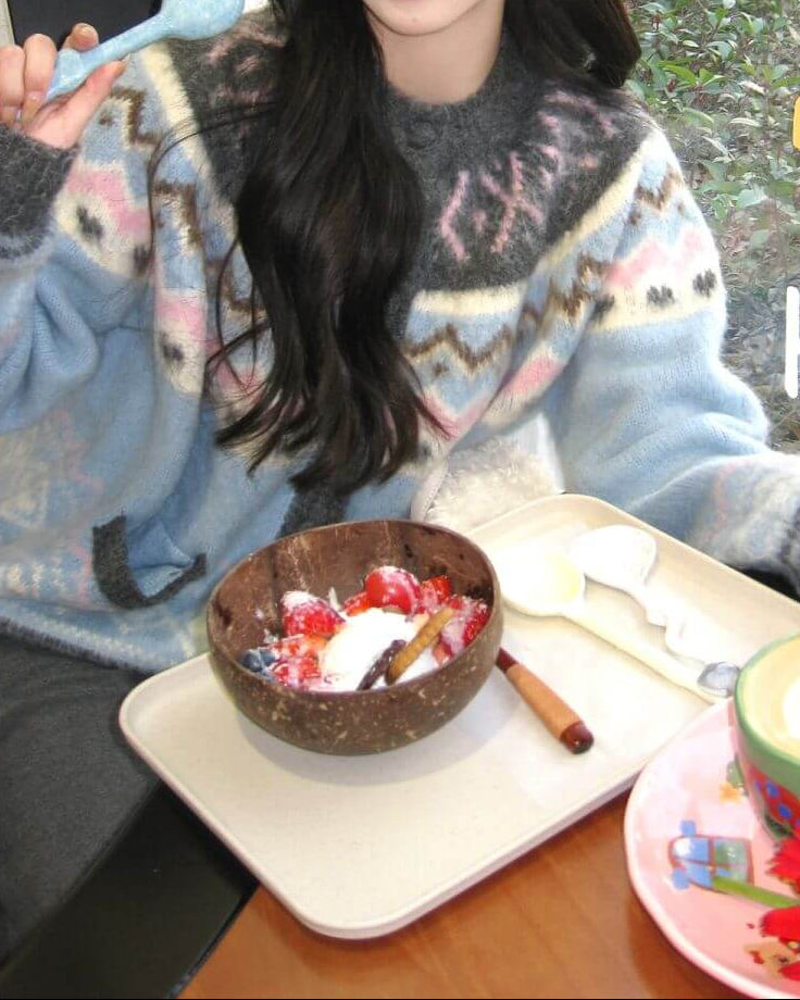 《ふわふわ質感×優しいカラー》雪空に溶けるお姫様の歌声カーディガン