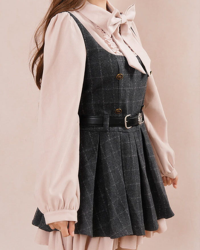 《一枚でレイヤード風コーデが完成》ふわり恋咲くガーデンワンピース