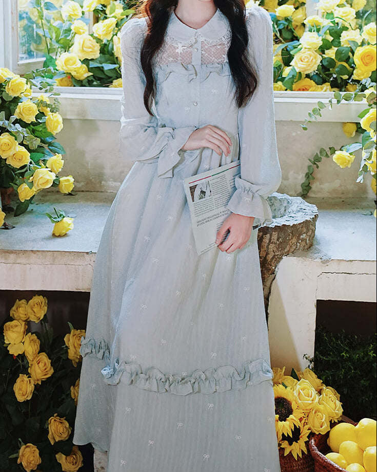 《思わず目を惹くレースの魔法》星雫を集めた夢みるプリンセスのワンピース