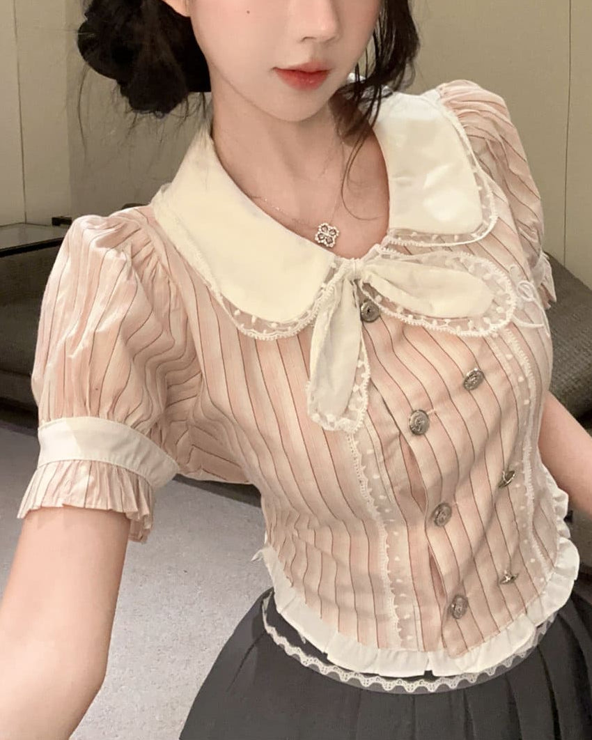 《ふとした仕草まで美しく》小さな約束を結ぶプリンセスブラウス