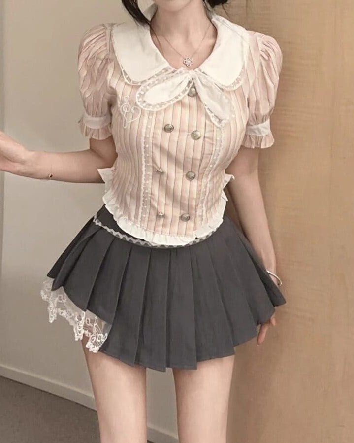 《ふとした仕草まで美しく》小さな約束を結ぶプリンセスブラウス
