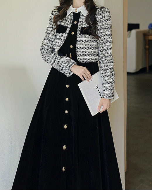 【一枚で主役級】月影の下で踊るお嬢様ワンピース