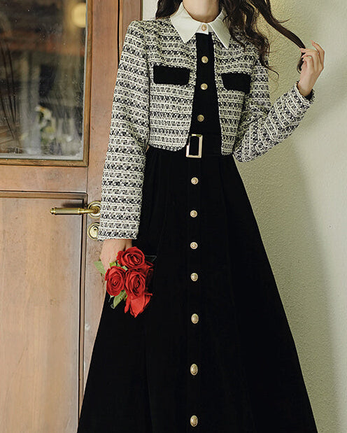 【一枚で主役級】月影の下で踊るお嬢様ワンピース