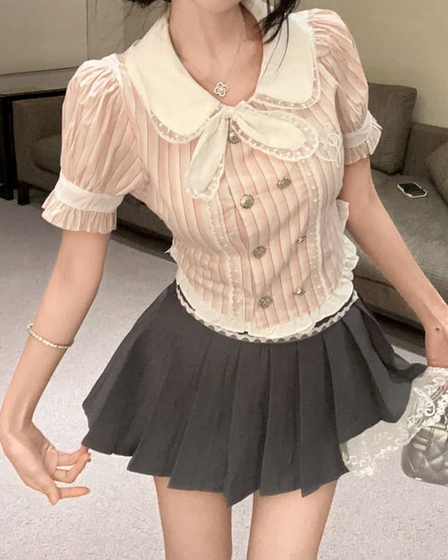 《ふとした仕草まで美しく》小さな約束を結ぶプリンセスブラウス