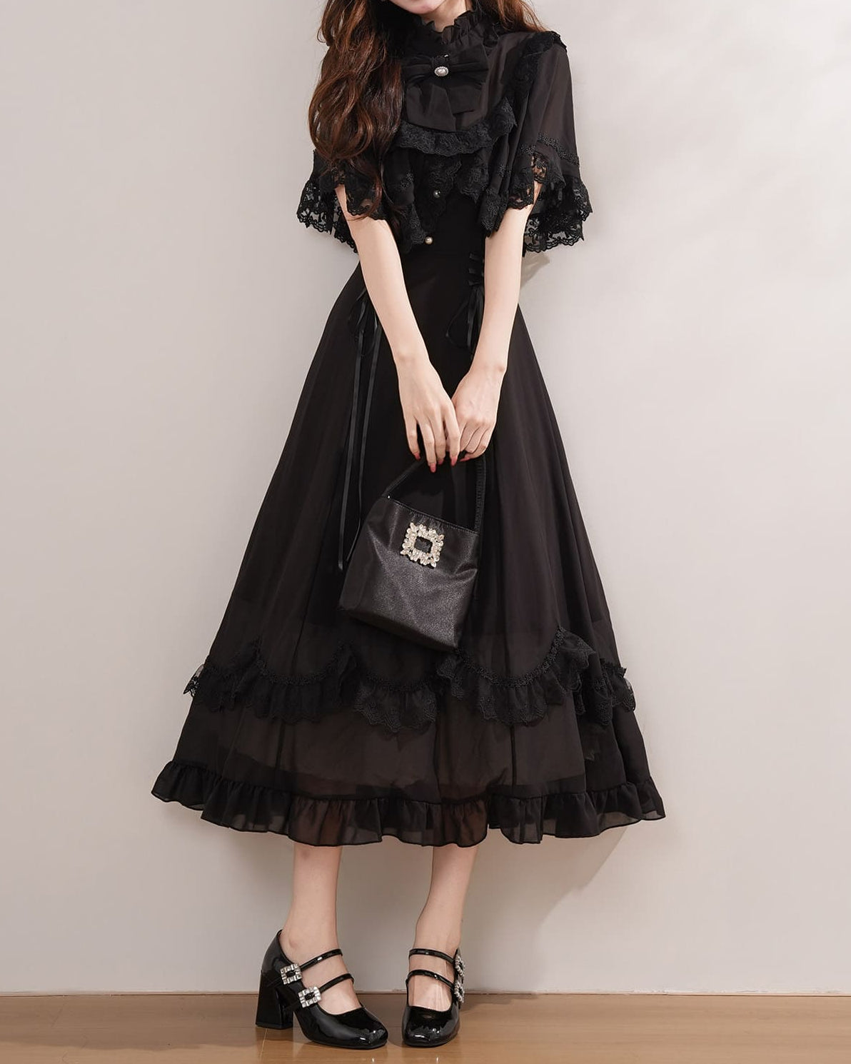 極美品‼︎bonjour diary ドレス 誕生日 セレモニー ワンピース 6y 公式】《甘く気高い、とっておきの一着。》夢幻のシャンデリアホール