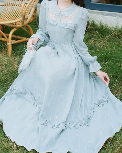 《思わず目を惹くレースの魔法》星雫を集めた夢みるプリンセスのワンピース