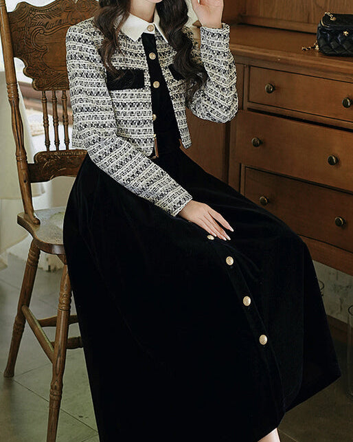 【一枚で主役級】月影の下で踊るお嬢様ワンピース