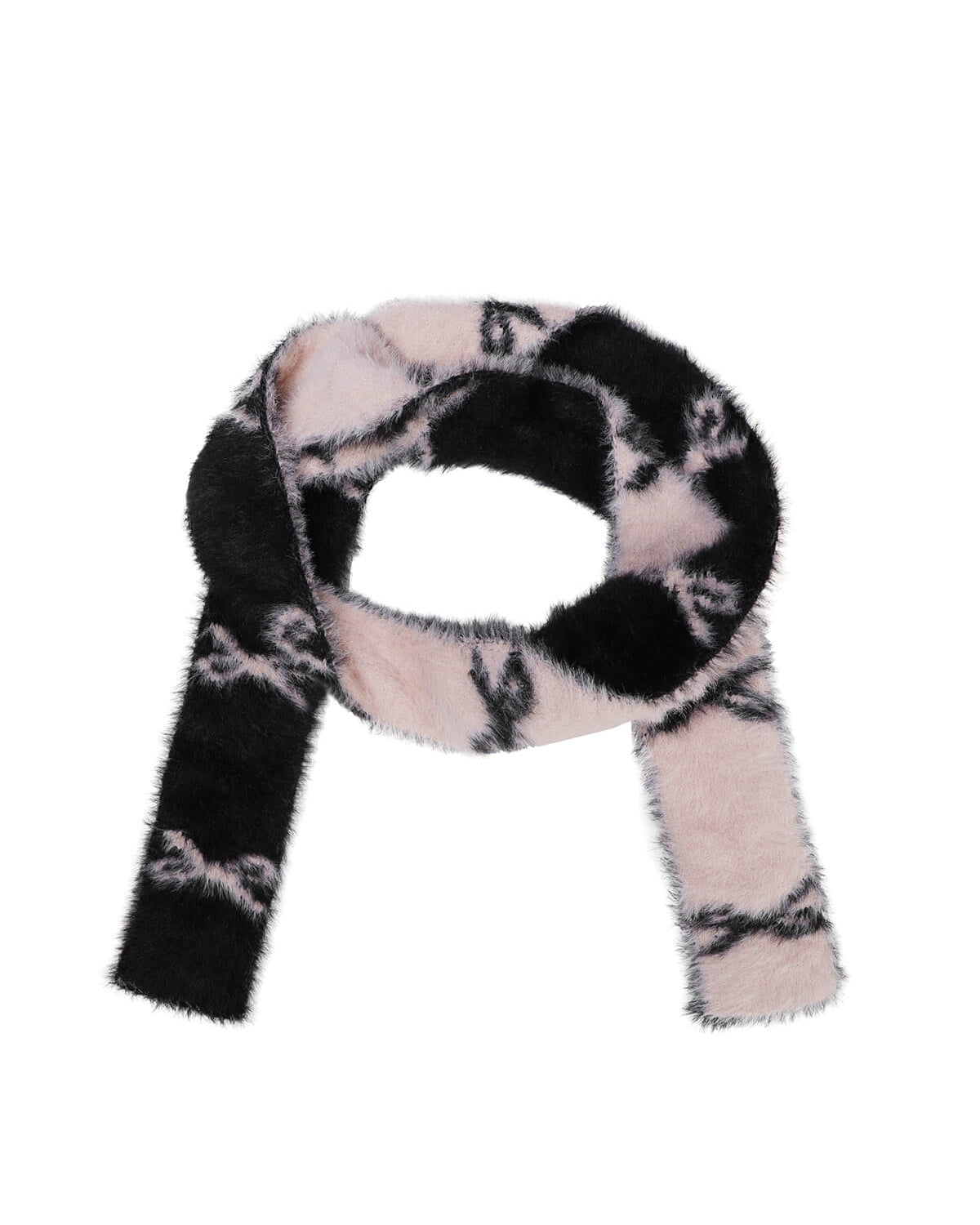 【1枚で2色楽しめるリバーシブル仕様】夢みる冬のメロディーマフラー（全3色）