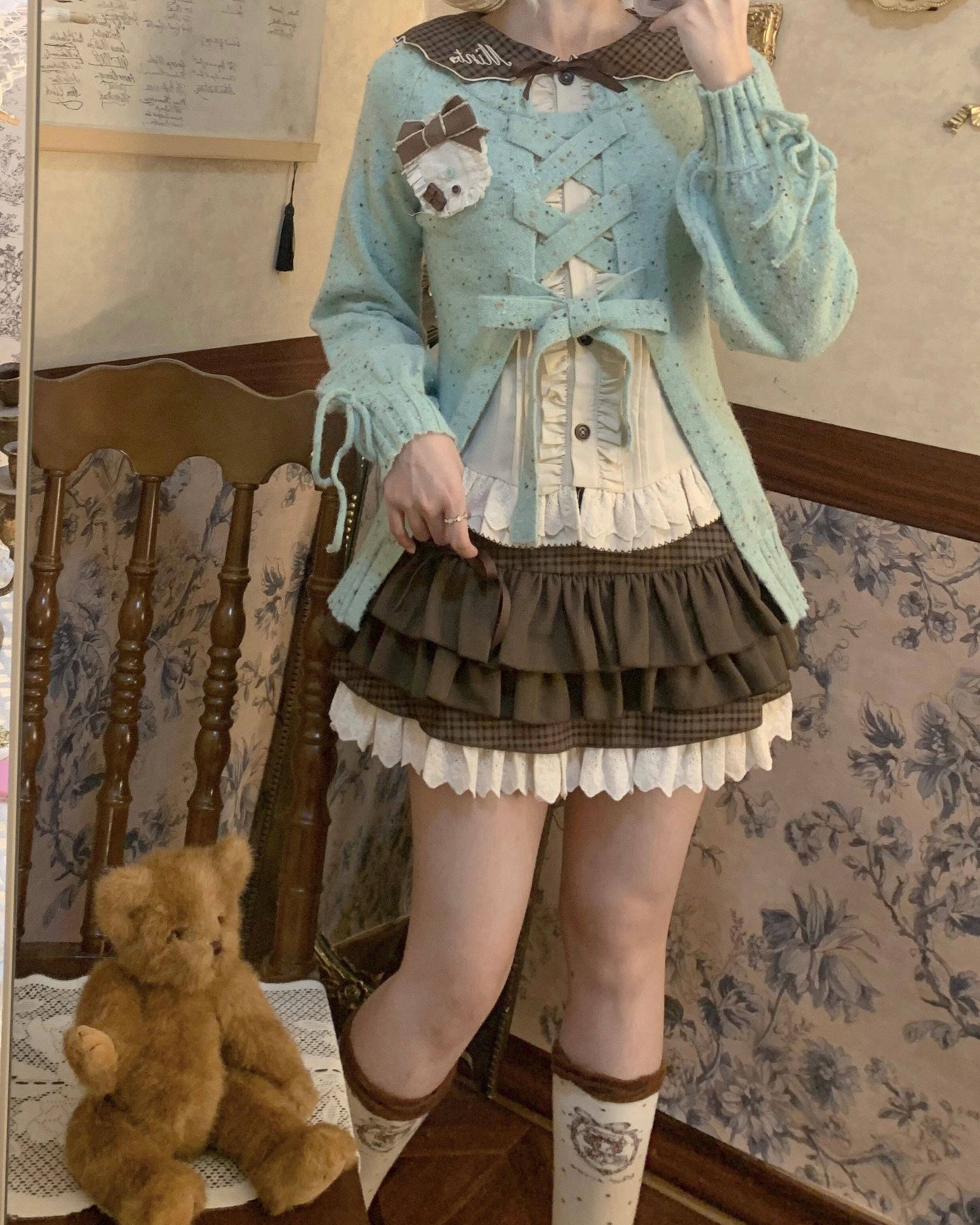 【ふんわりガーリー】夢見るパティシエのショコラスカート