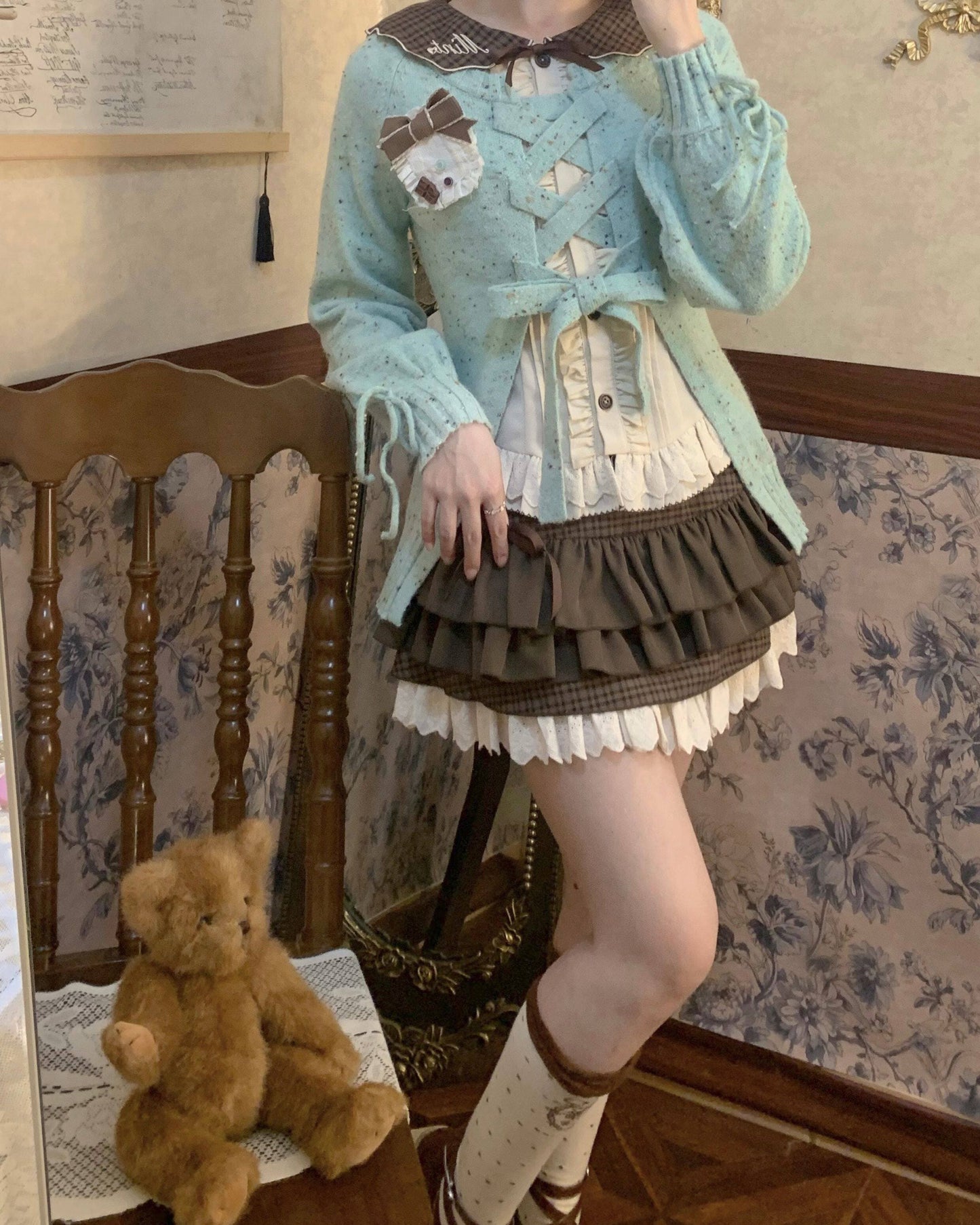 【ふんわりガーリー】夢見るパティシエのショコラスカート