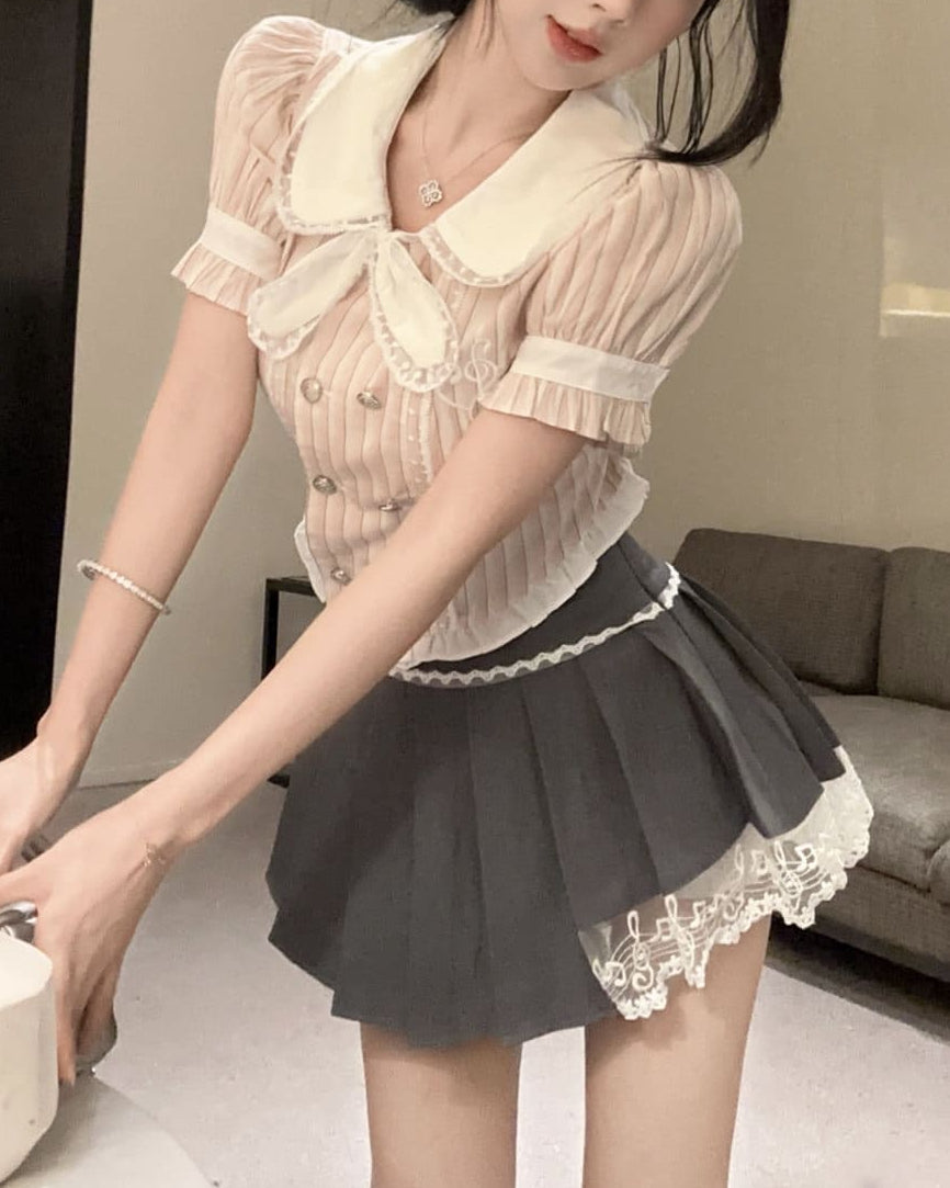 《ふとした仕草まで美しく》小さな約束を結ぶプリンセスブラウス