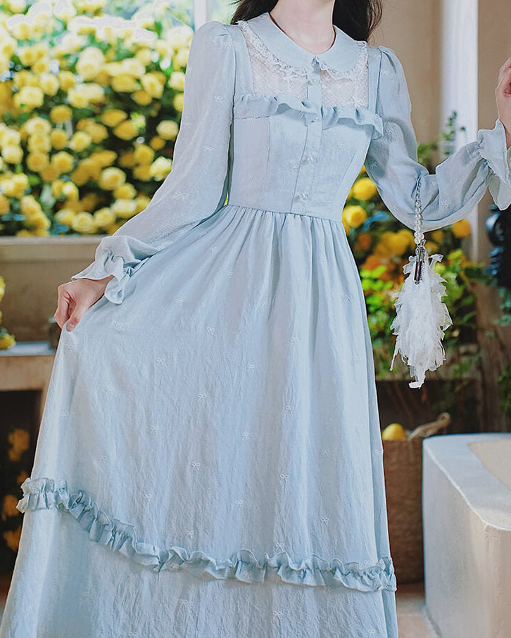 《思わず目を惹くレースの魔法》星雫を集めた夢みるプリンセスのワンピース