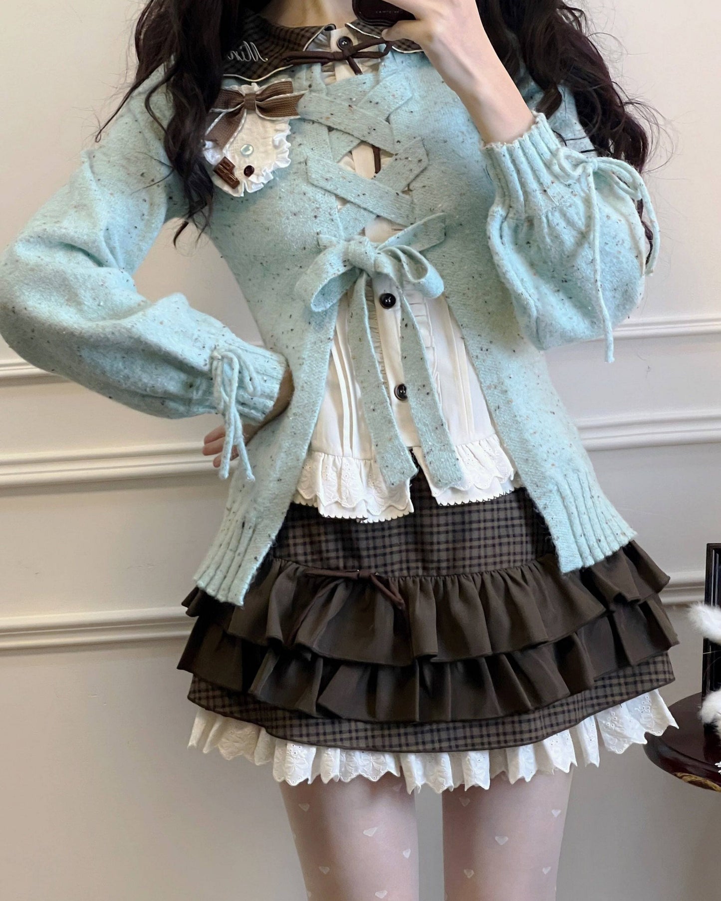 【ふんわりガーリー】夢見るパティシエのショコラスカート