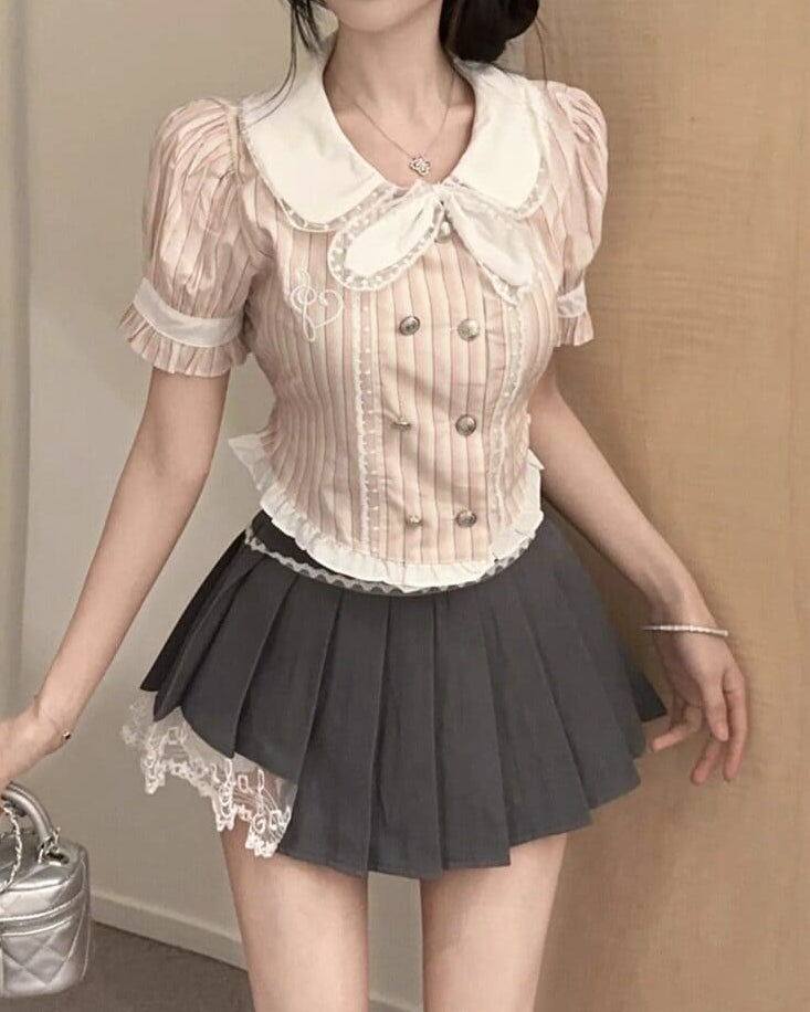 《ふとした仕草まで美しく》小さな約束を結ぶプリンセスブラウス