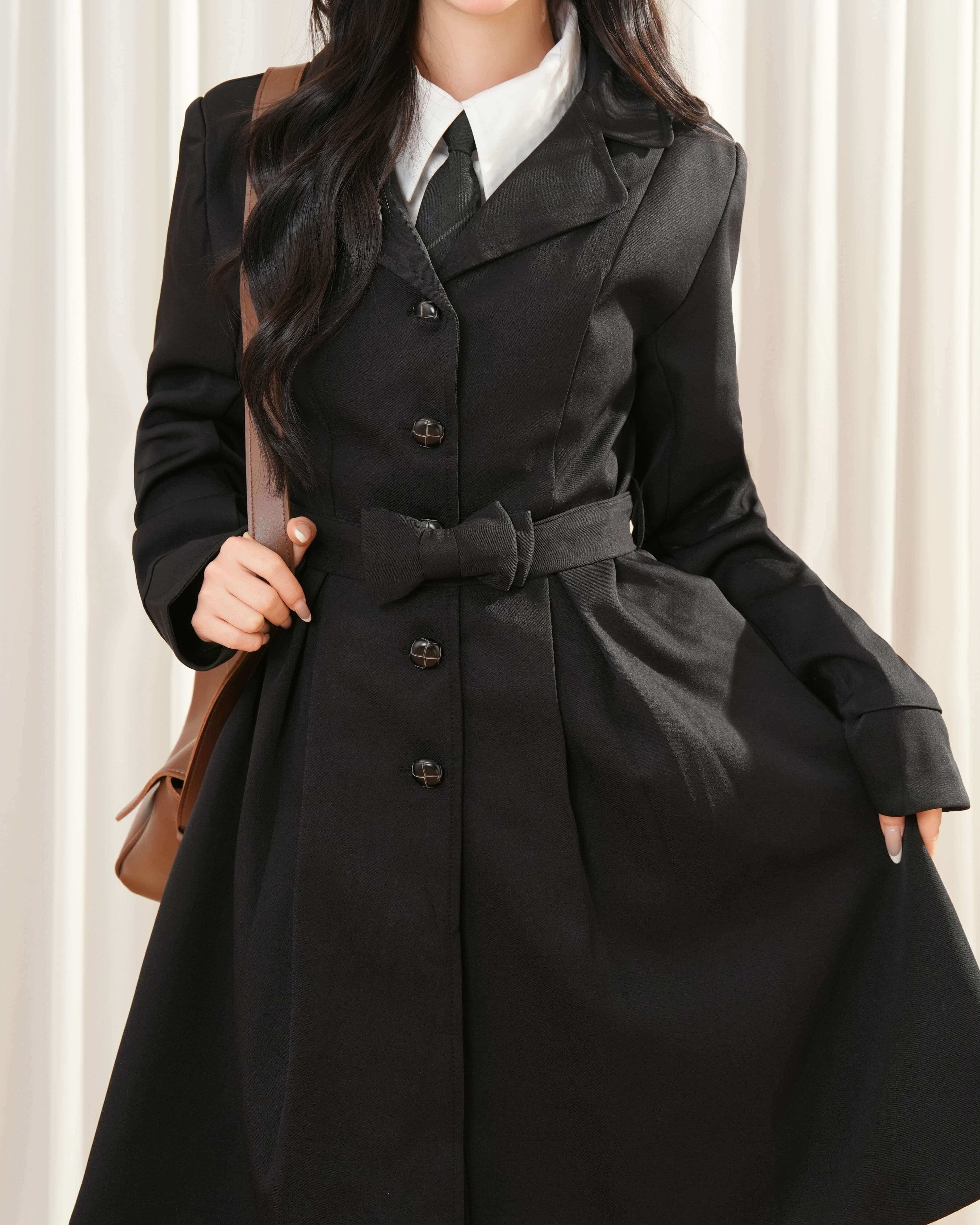 公式】【クラシカルな美シルエット】上品と気品のお嬢様コート