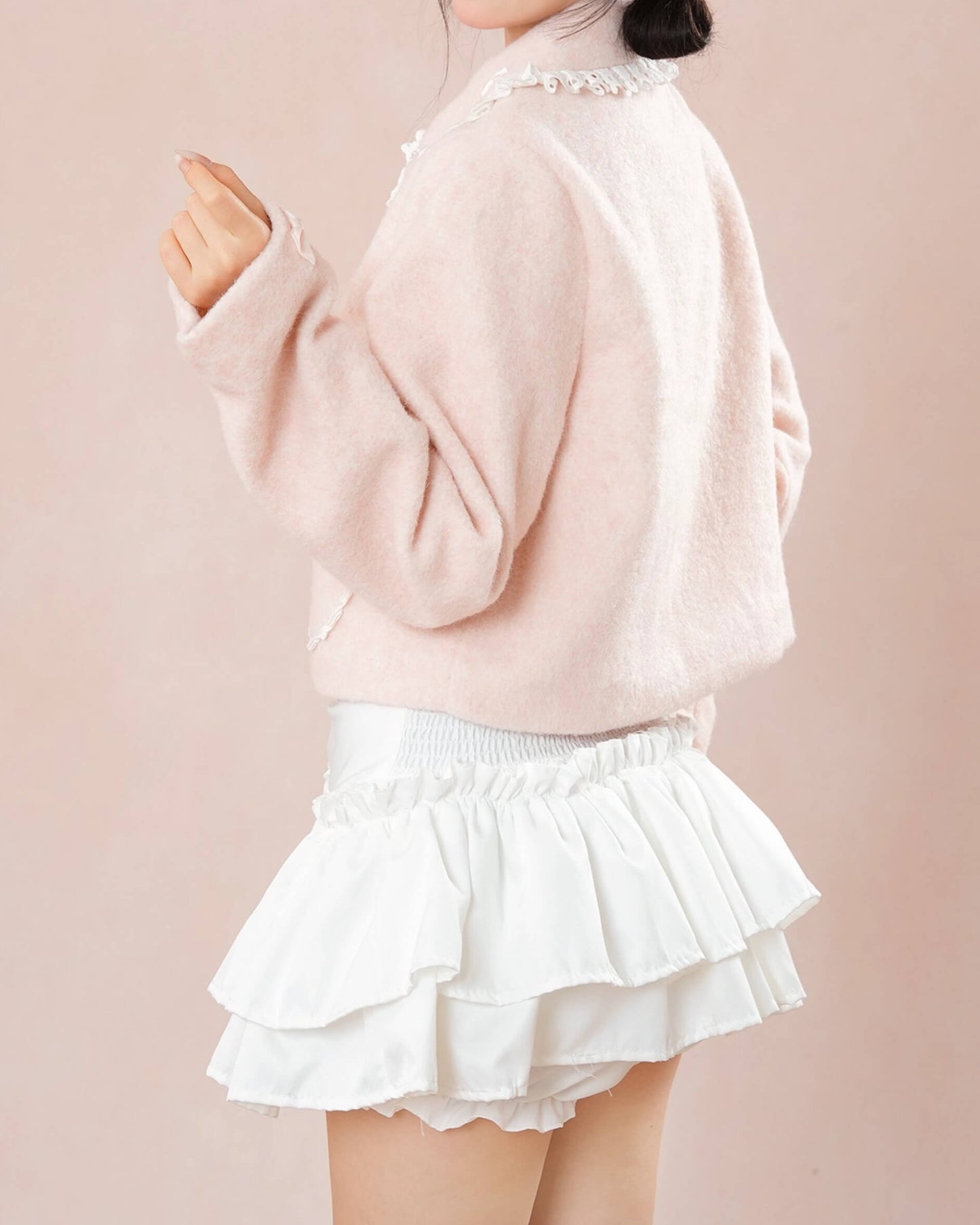 【"かわいい"をぎゅっと詰め込みました】心ときめく淡雪のハートコート