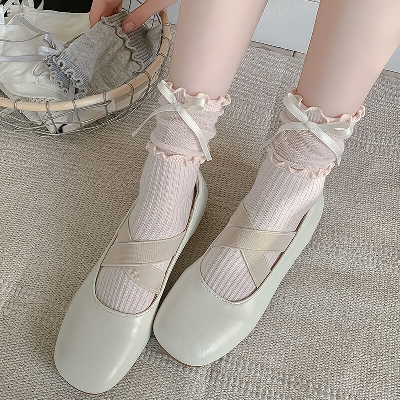 夢見るお姫様の微笑みソックス（全5色）