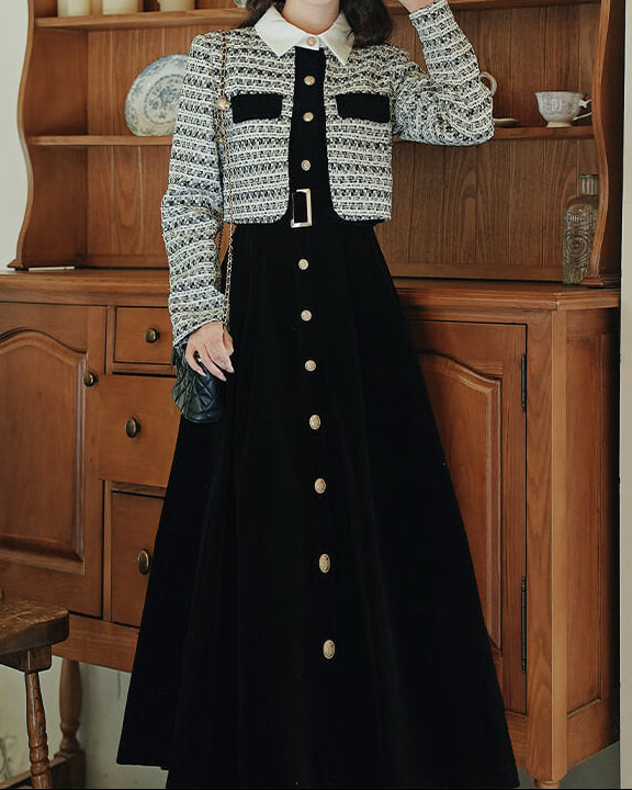 【一枚で主役級】月影の下で踊るお嬢様ワンピース