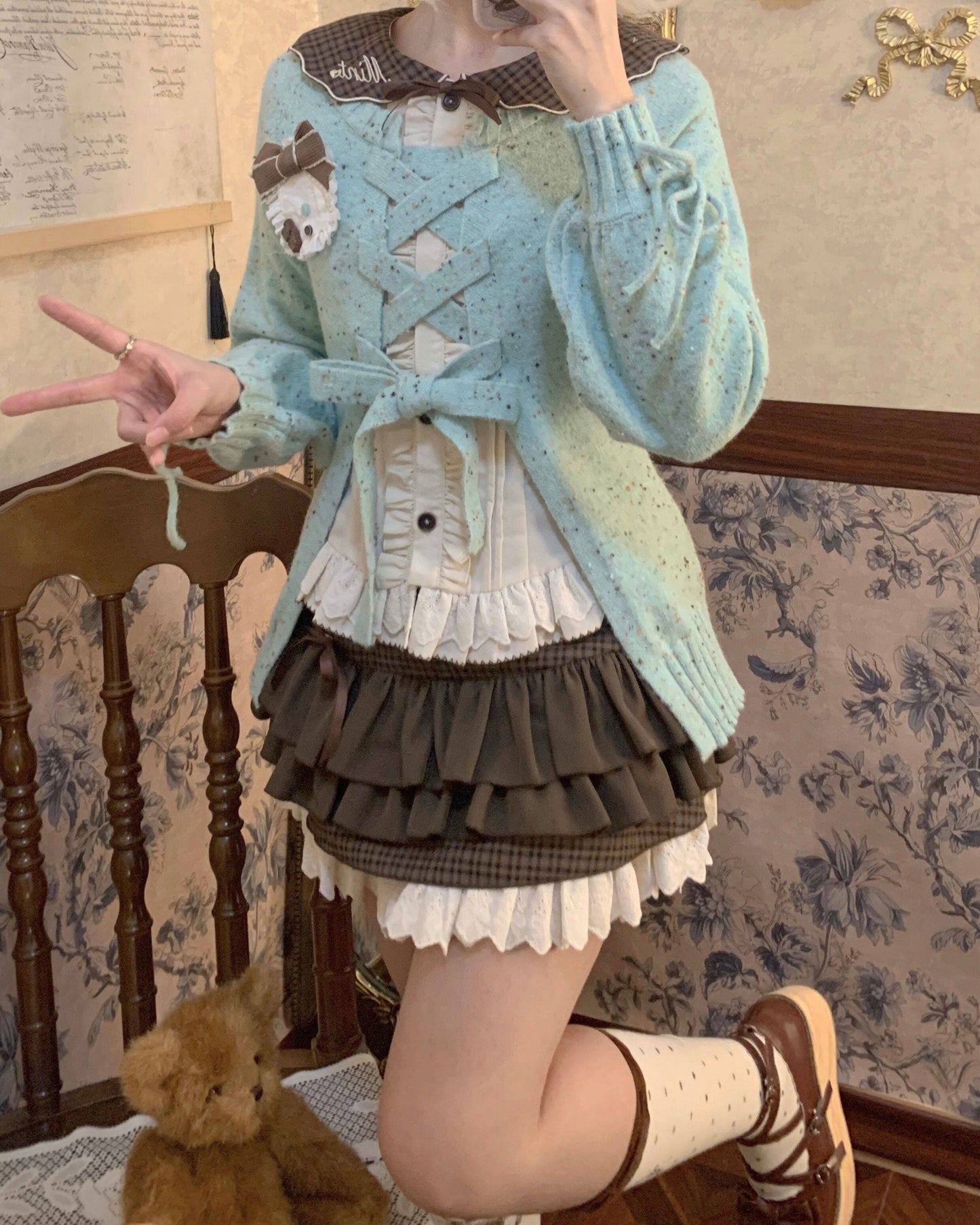 【ふんわりガーリー】夢見るパティシエのショコラスカート