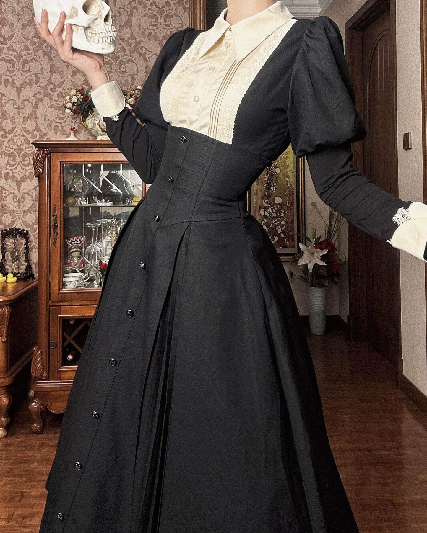 【2点セット】月影にとけるクラシカルレディ・セットアップ