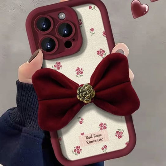 アンティークなロマンチックIphoneケース（全2色）