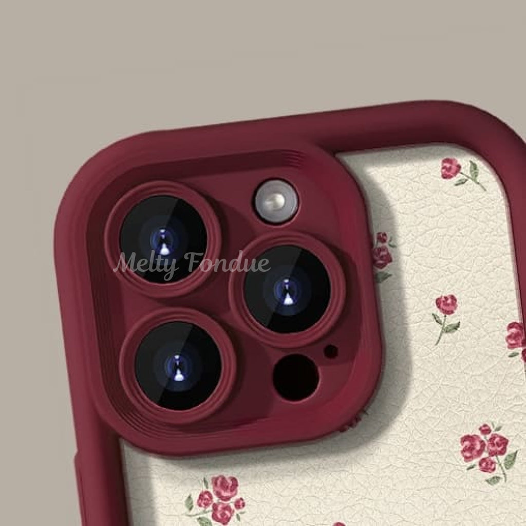 アンティークなロマンチックIphoneケース（全2色）