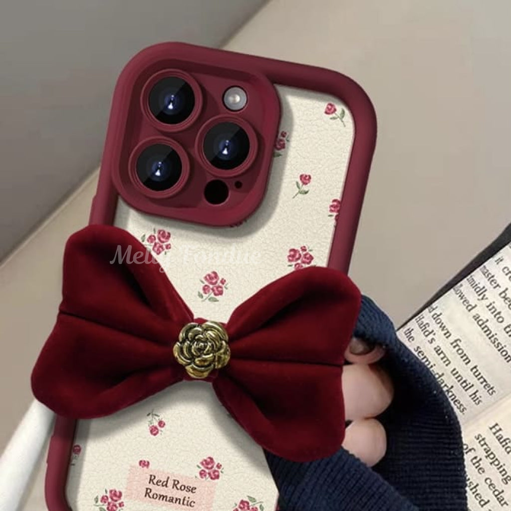 アンティークなロマンチックIphoneケース（全2色）
