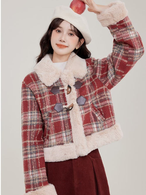 【あったか可愛い】おとぎ話の林檎アウター