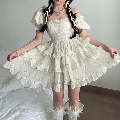 宝石箱のお人形ワンピース