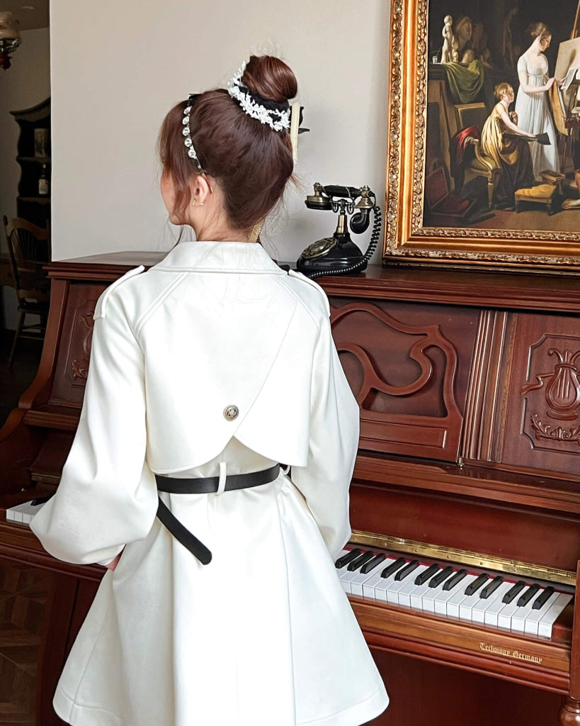 雪の妖精のティータイムコート