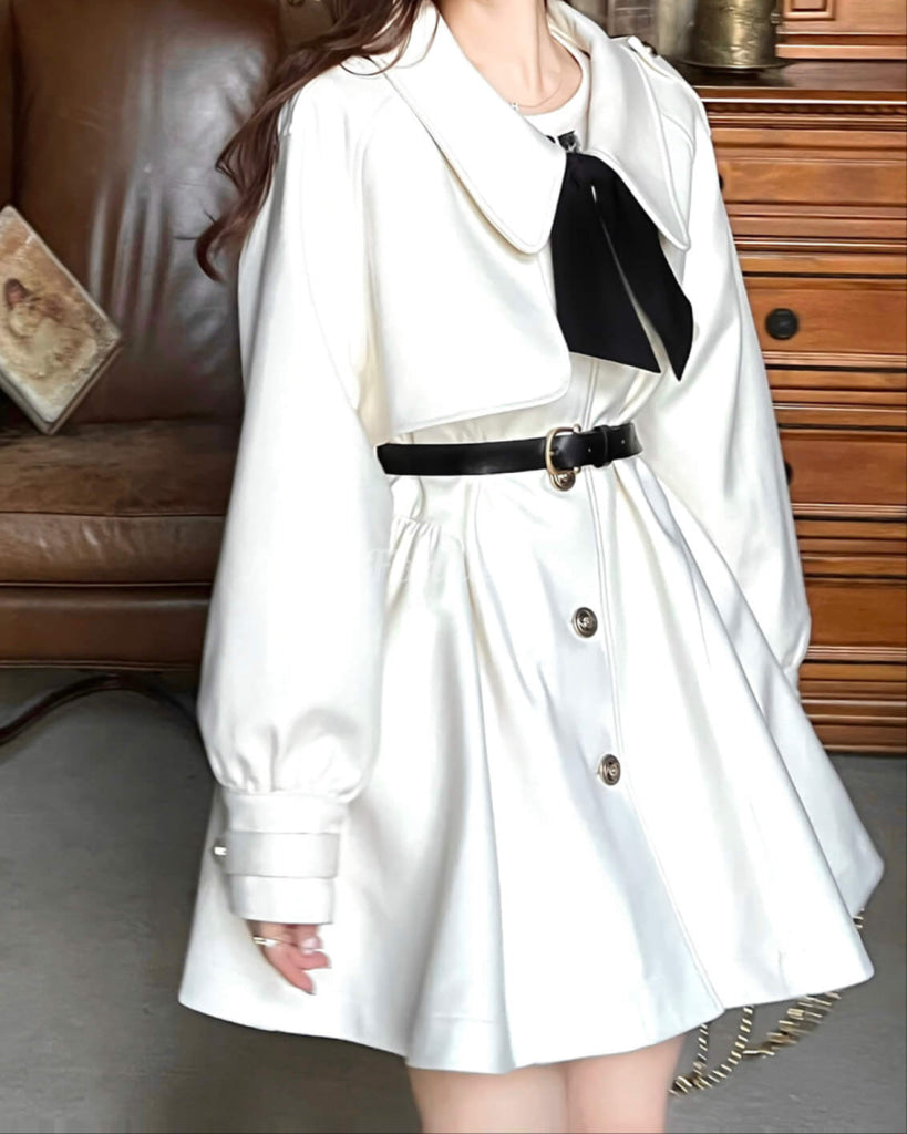 雪の妖精のティータイムコート