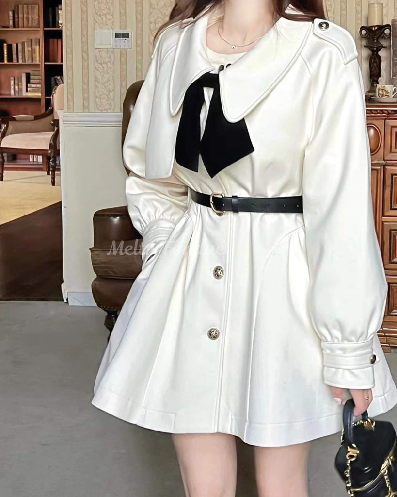 雪の妖精のティータイムコート