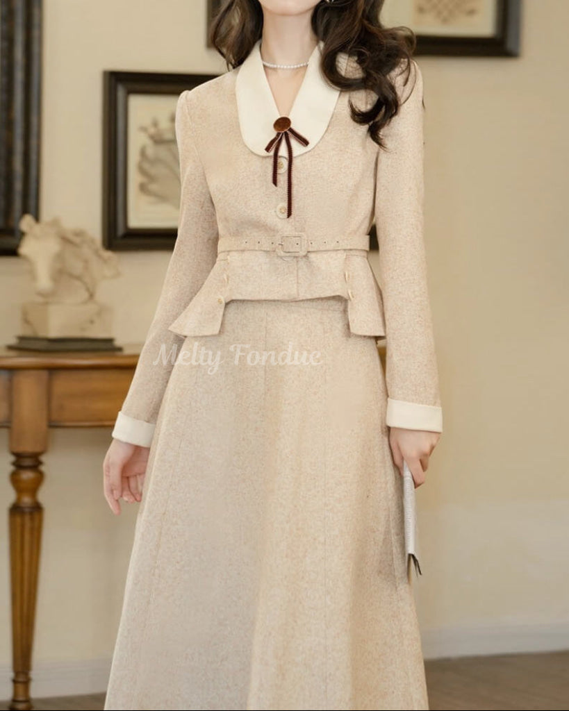 【2点セット】白百合の館で紡ぐクラシカルセットアップ