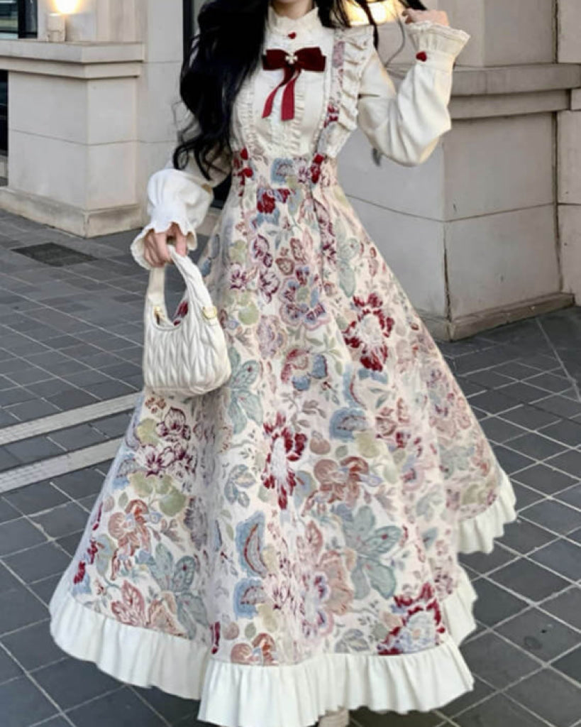 【2点セット】記憶の花園を歩く午後のセットアップ