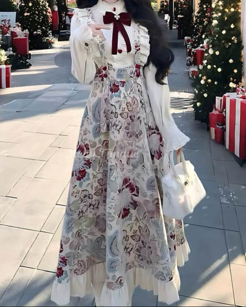 【2点セット】記憶の花園を歩く午後のセットアップ