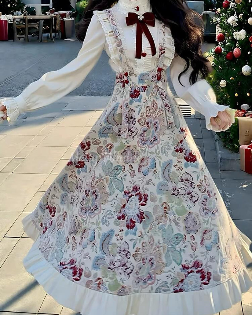 【2点セット】記憶の花園を歩く午後のセットアップ