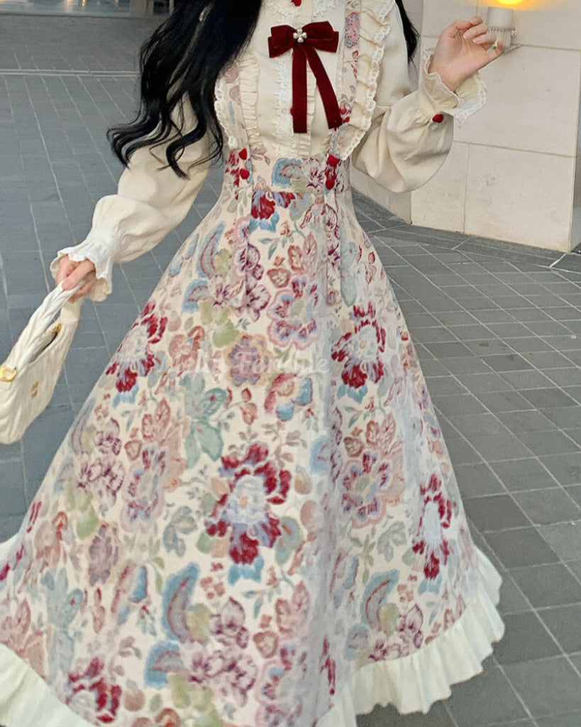 【2点セット】記憶の花園を歩く午後のセットアップ