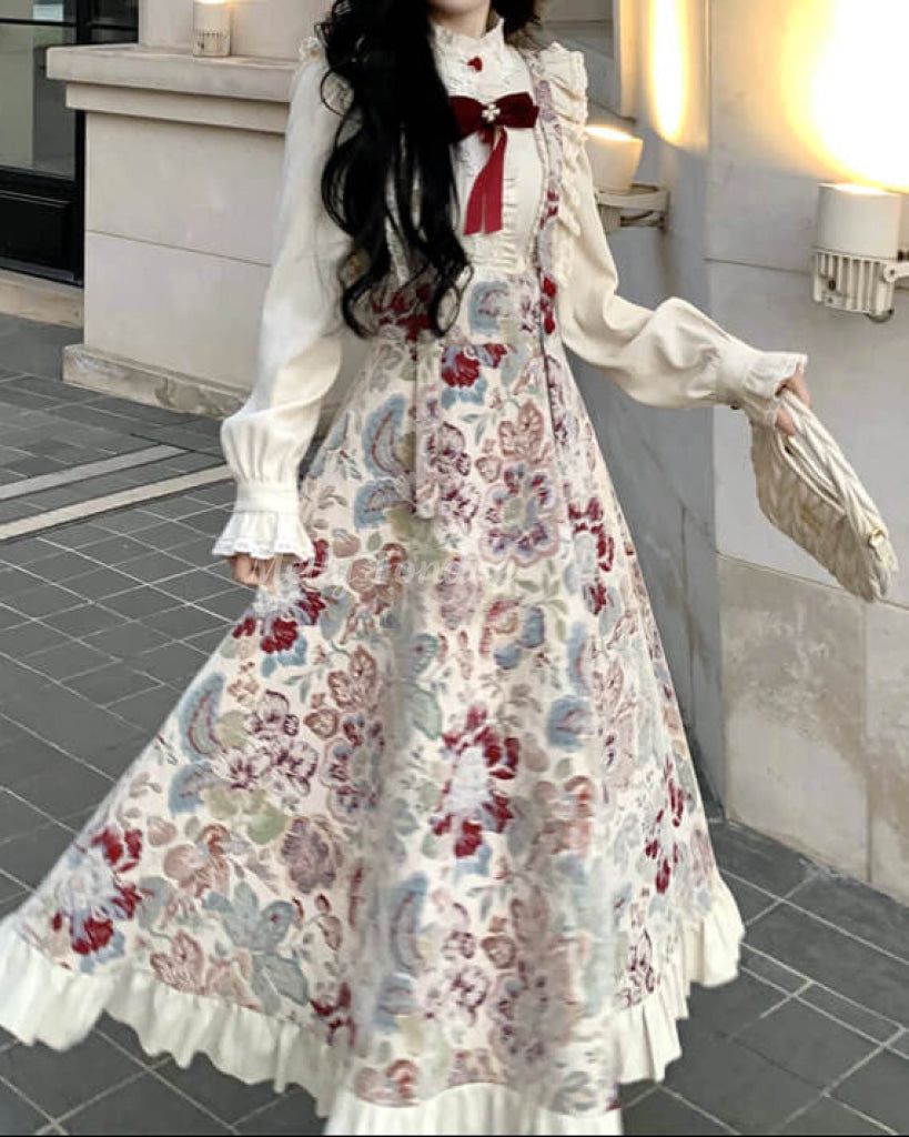 【2点セット】記憶の花園を歩く午後のセットアップ