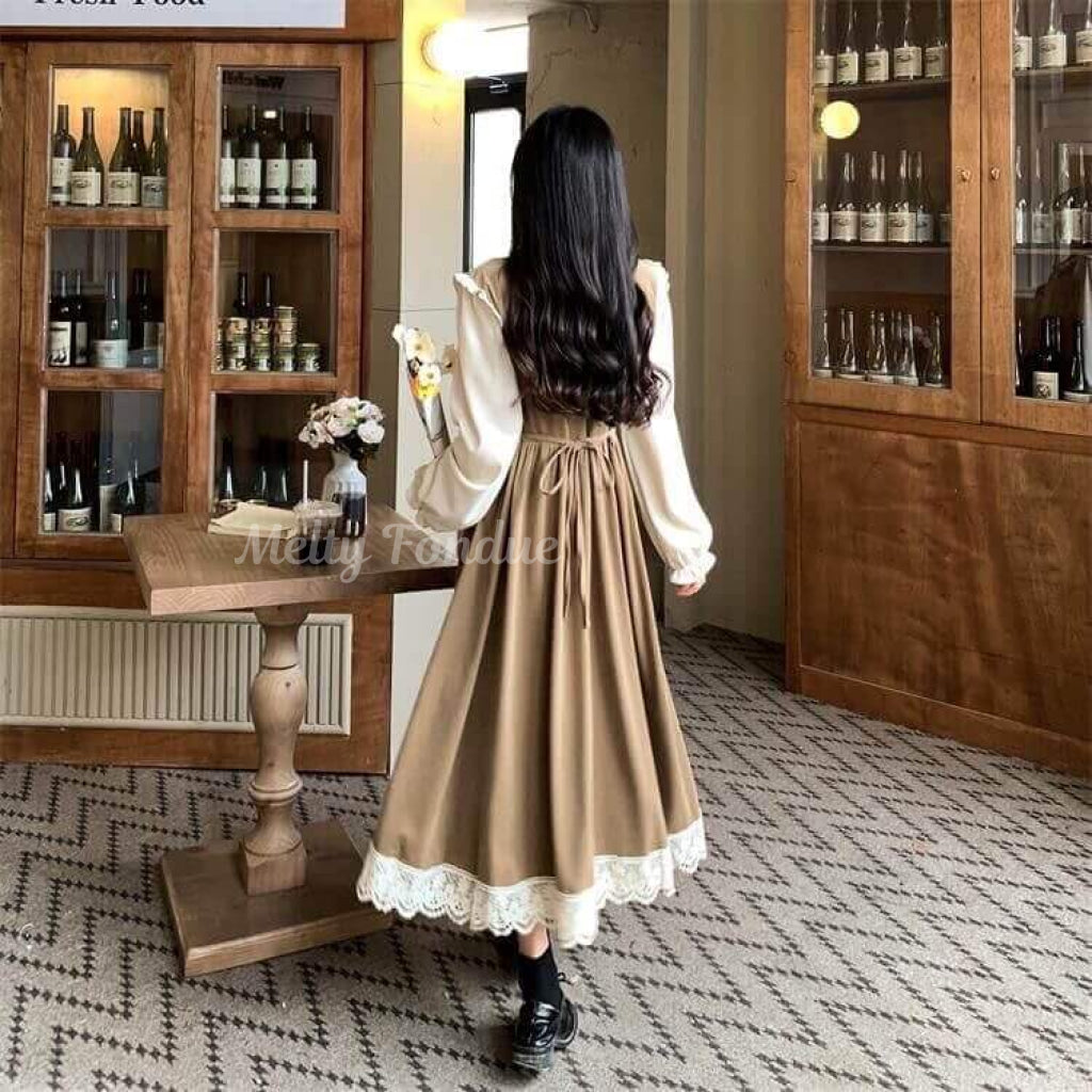 公式】 喫茶店で見かけたお嬢様のワンピース（全2色