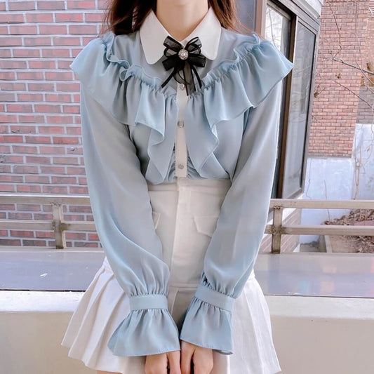 純粋なお姫様のブラウス
