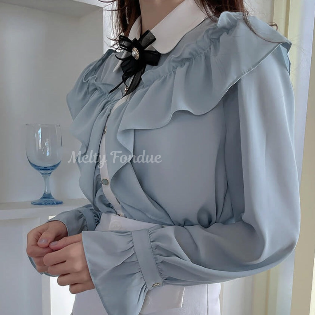 純粋なお姫様のブラウス