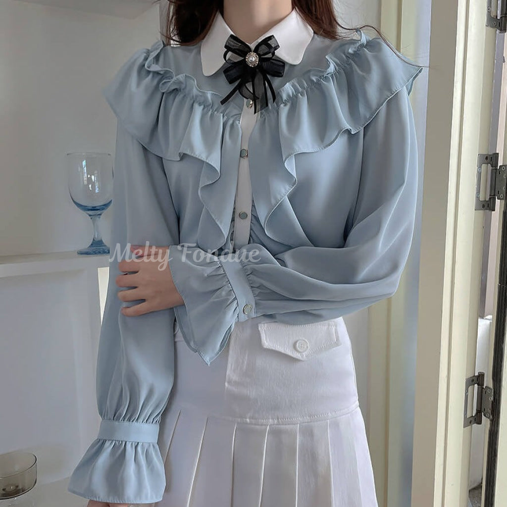 純粋なお姫様のブラウス