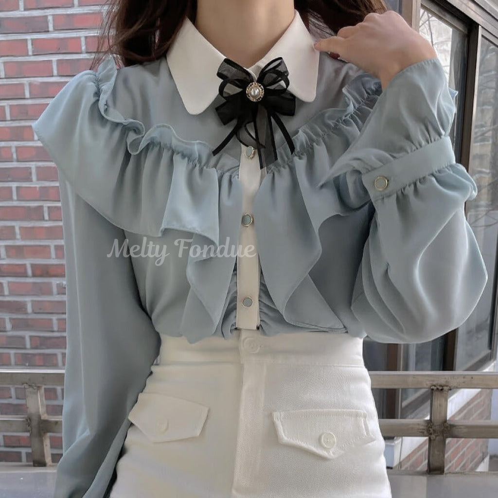 純粋なお姫様のブラウス