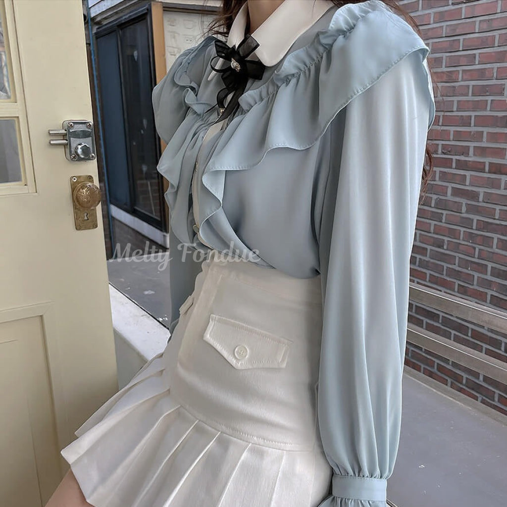 純粋なお姫様のブラウス