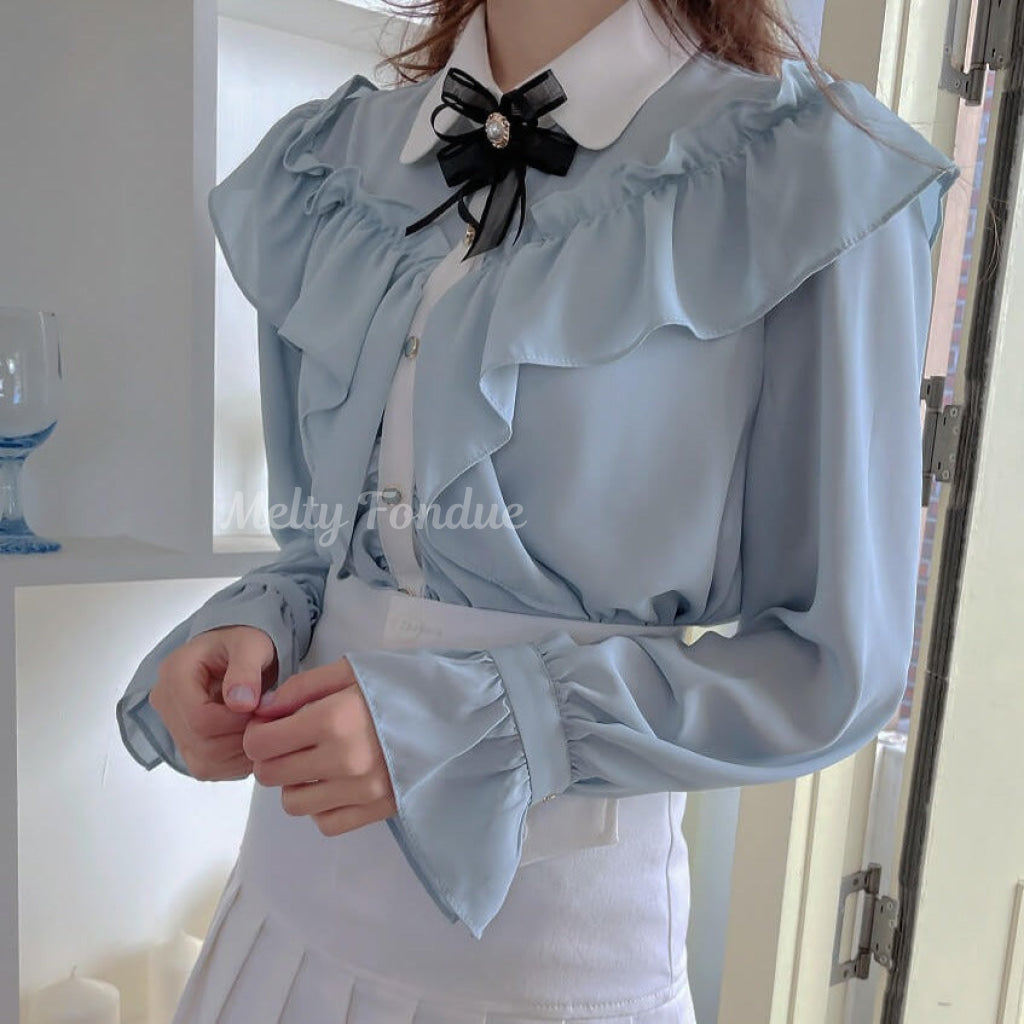 純粋なお姫様のブラウス