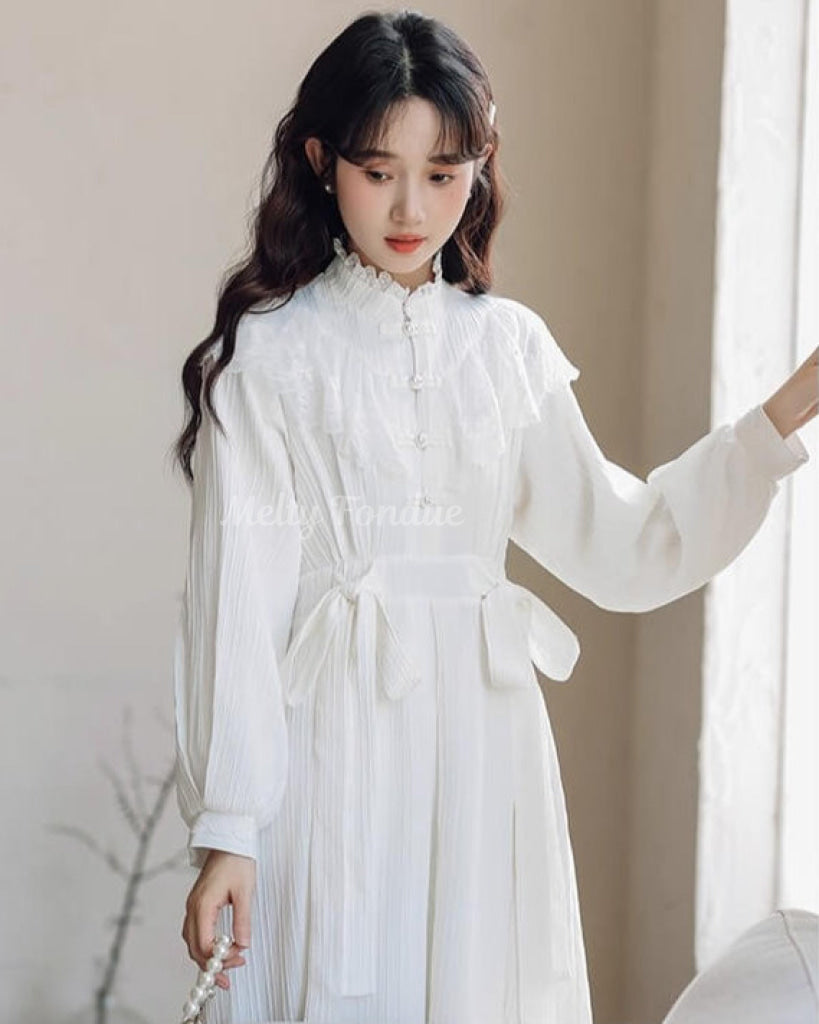 公式】《ふんわり揺れて、気品が香る。》静かな夢に包まれるワンピース